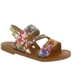 sandales et nu pieds - - junior fille - Cuir - Multicolor - Les tropeziennes