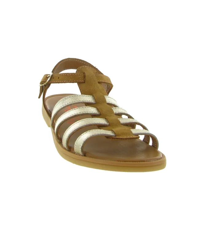 sandales et nu pieds - - junior fille - Cuir - Blanc - Bellamy