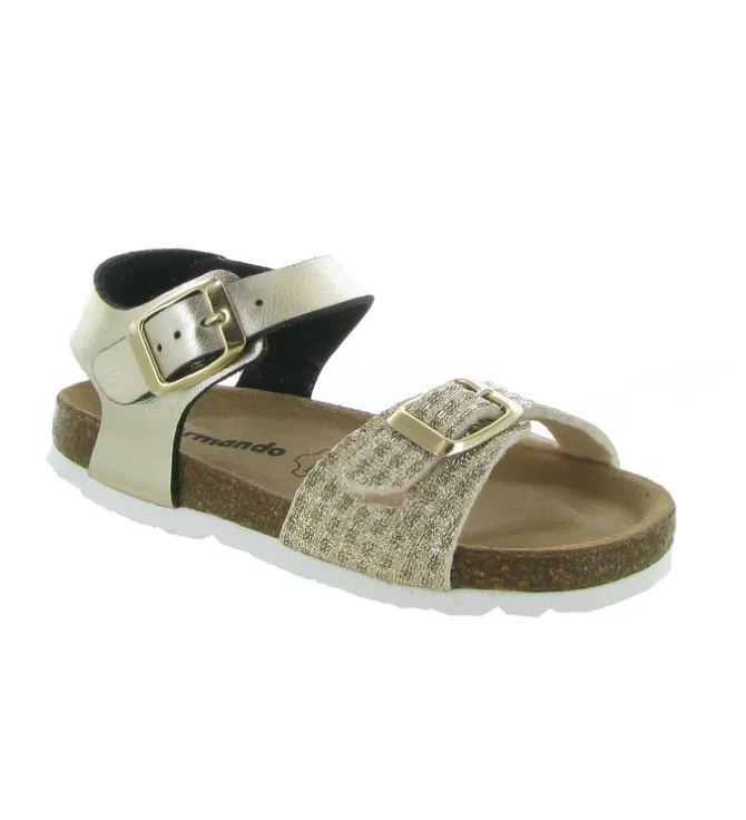 sandales et nu pieds - - junior fille - Synthétique - Or - Armando