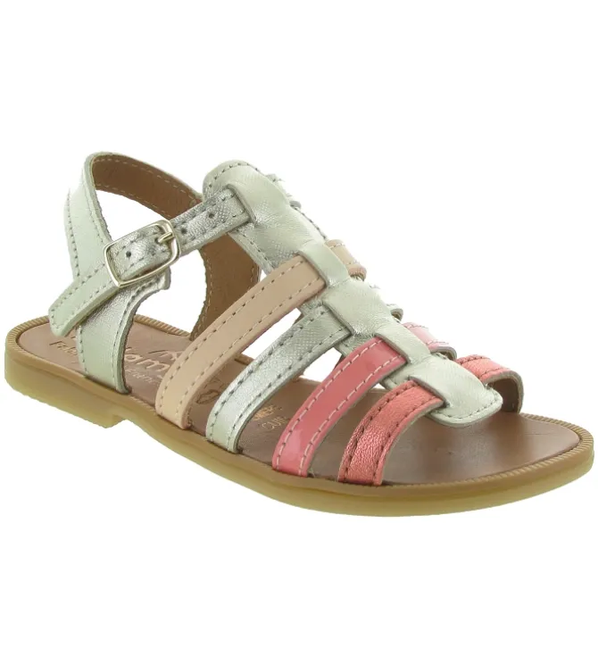 sandales et nu pieds - - junior fille - Cuir - Rose - Bellamy
