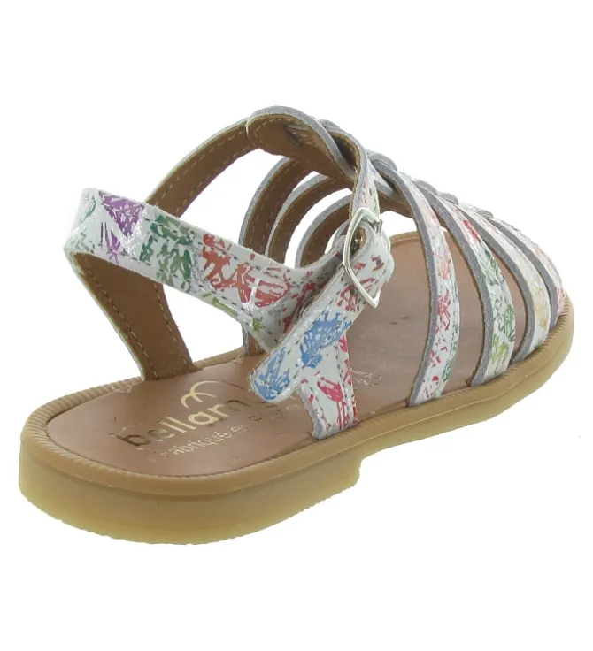 sandales et nu pieds - - junior fille - Cuir - Multicolor - Bellamy
