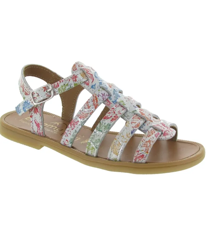 sandales et nu pieds - - junior fille - Cuir - Multicolor - Bellamy