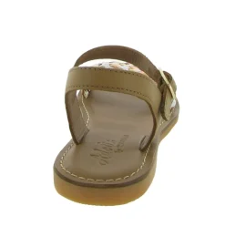 sandales et nu pieds - - junior fille - Cuir - Marron - Adolie