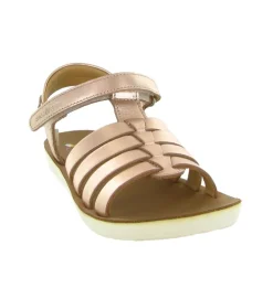 sandales et nu pieds - - junior fille - Cuir - Rose - Shoo pom