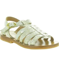 sandales et nu pieds - - junior fille - Cuir - Or - Babybotte