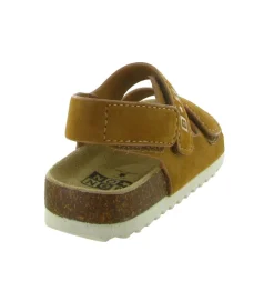 sandales et nu pieds - - junior garcon - Nubuck - Camel - Shoo pom