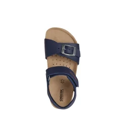 sandales et nu pieds - - junior garcon - Synthétique - Bleu Marine - Geox