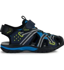 sandales et nu pieds - - junior garcon - Synthétique - Bleu - Geox