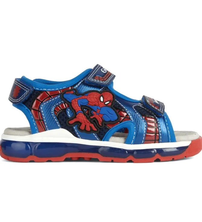 sandales et nu pieds - - junior garcon - Toile - Bleu - Geox