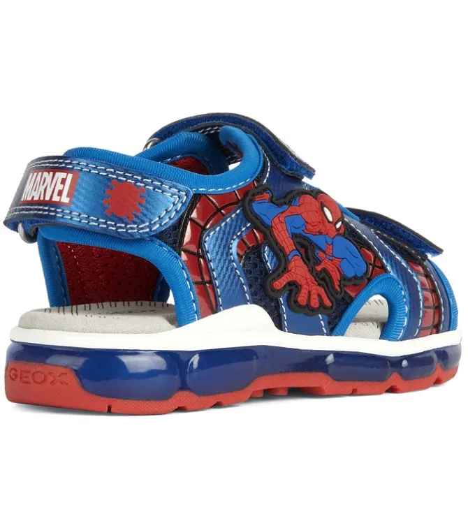sandales et nu pieds - - junior garcon - Toile - Bleu - Geox