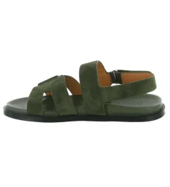 sandales et nu pieds - Mule Sabot - femme - Nubuck - Kaki - Bibi lou
