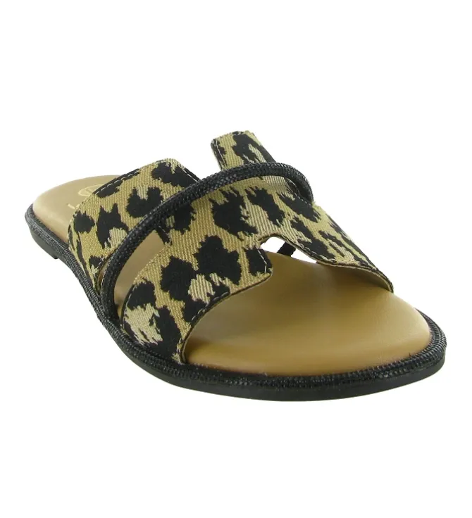sandales et nu pieds - Mule Sabot - femme - Synthétique - Léopard - La strada