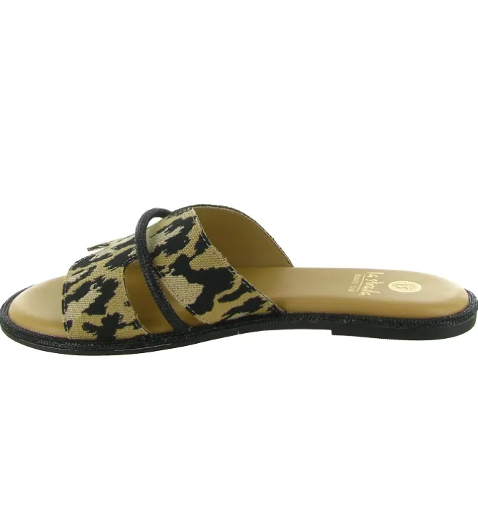 sandales et nu pieds - Mule Sabot - femme - Synthétique - Léopard - La strada