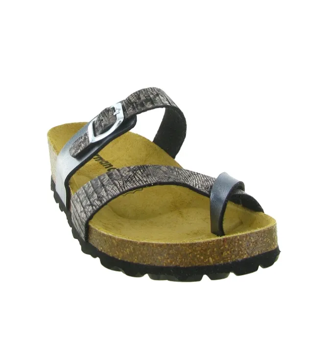 sandales et nu pieds - Mule Sabot - femme - Cuir - Noir - Armando