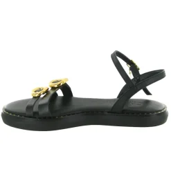 sandales et nu pieds - Mule Sabot - femme - Cuir - Noir - Caryatis