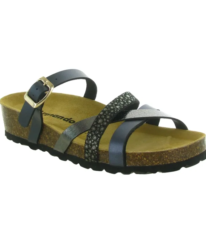 sandales et nu pieds - Mule Sabot - femme - Synthétique - Noir - Armando