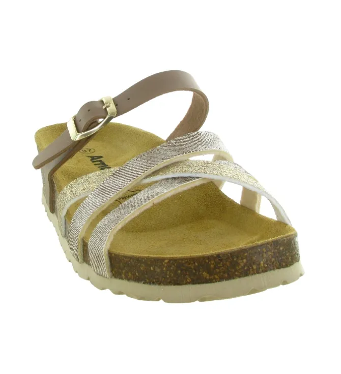 sandales et nu pieds - Mule Sabot - femme - Synthétique - Beige - Armando