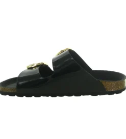 sandales et nu pieds - Mule Sabot - femme - Cuir - Noir - Armando