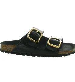 sandales et nu pieds - Mule Sabot - femme - Cuir - Noir - Armando