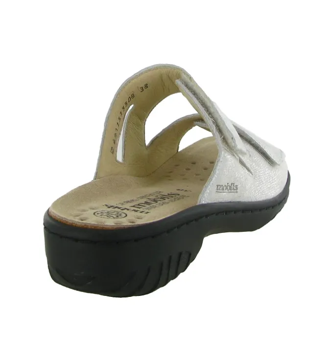 sandales et nu pieds - Mule Sabot - femme - Cuir - Blanc - Mephisto