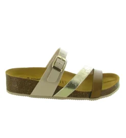 sandales et nu pieds - Mule Sabot - femme - Cuir - Bronze - Armando