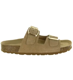 sandales et nu pieds - Mule Sabot - femme - Nubuck - Beige - Armando