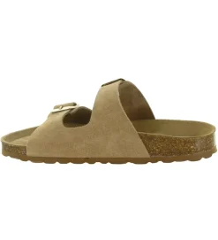 sandales et nu pieds - Mule Sabot - femme - Nubuck - Beige - Armando