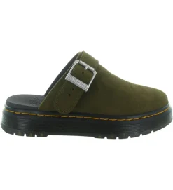sandales et nu pieds - Mule Sabot - femme - Nubuck - Kaki - Doc martens