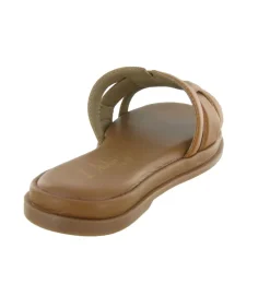 sandales et nu pieds - Mule Sabot - femme - Cuir - Marron - Atelier tropezien