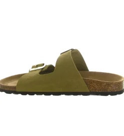 sandales et nu pieds - Mule Sabot - femme - Nubuck - Kaki - Armando