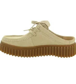 sandales et nu pieds - Mule Sabot - femme - Nubuck - Beige - Clarks