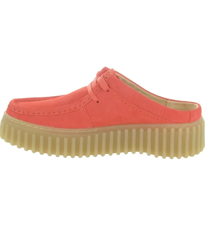 sandales et nu pieds - Mule Sabot - femme - Nubuck - Rose - Clarks
