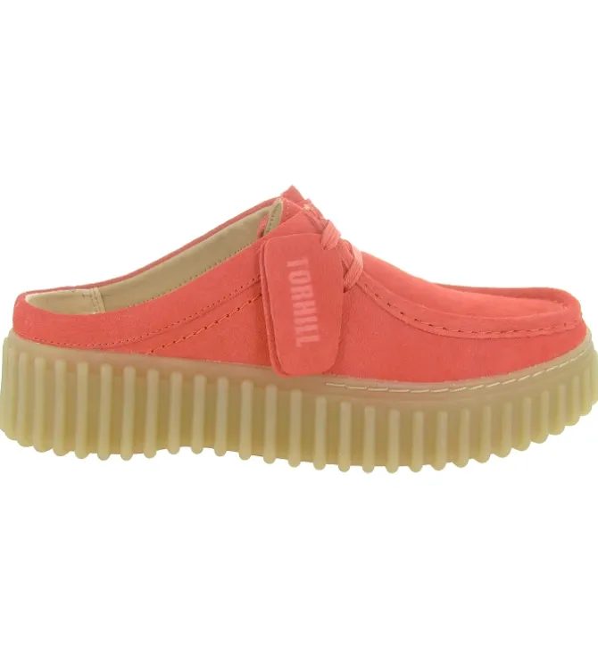 sandales et nu pieds - Mule Sabot - femme - Nubuck - Rose - Clarks