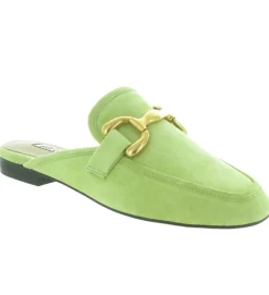 sandales et nu pieds - Mule Sabot - femme - Nubuck - Vert - Bibi lou
