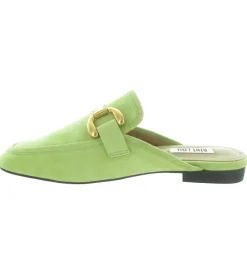 sandales et nu pieds - Mule Sabot - femme - Nubuck - Vert - Bibi lou