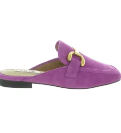 sandales et nu pieds - Mule Sabot - femme - Nubuck - Violet - Bibi lou