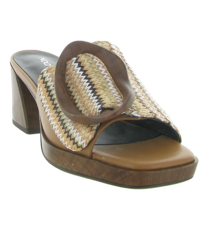 sandales et nu pieds - Mule Sabot - femme - Synthétique - Gris - Noa harmon