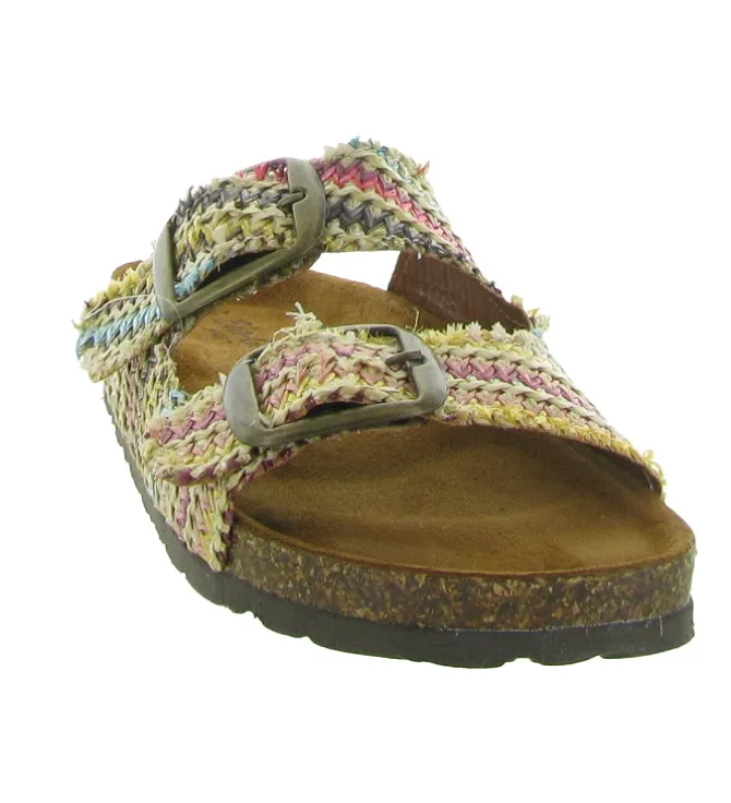 sandales et nu pieds - Mule Sabot - femme - Cuir - Multicolor - Donna lucca