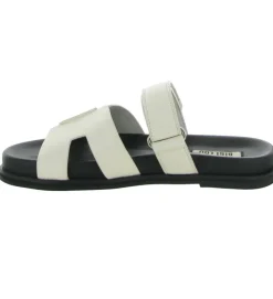 sandales et nu pieds - Mule Sabot - femme - Cuir - Beige - Bibi lou