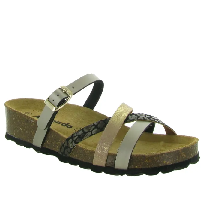 sandales et nu pieds - Mule Sabot - femme - Synthétique - Or - Armando