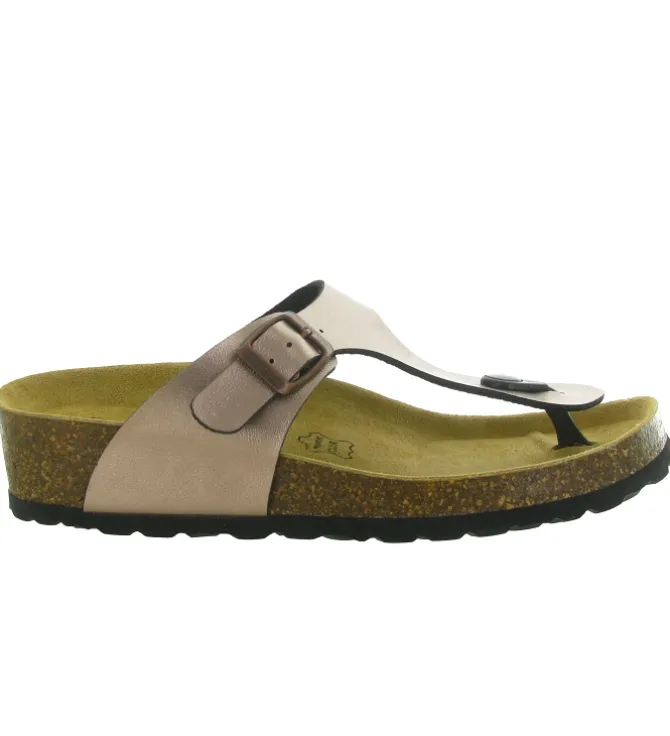 sandales et nu pieds - Mule Sabot - femme - Cuir - Bronze - Armando