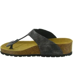 sandales et nu pieds - Mule Sabot - femme - Cuir - Noir - Armando