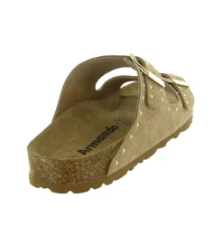 sandales et nu pieds - Mule Sabot - femme - Synthétique - Beige - Armando