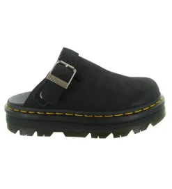 sandales et nu pieds - Mule Sabot - femme - Nubuck - Noir - Doc martens