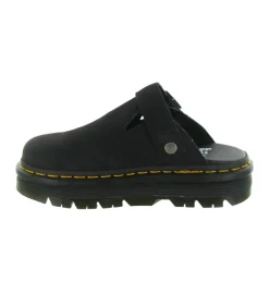 sandales et nu pieds - Mule Sabot - femme - Nubuck - Noir - Doc martens