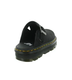 sandales et nu pieds - Mule Sabot - femme - Nubuck - Noir - Doc martens