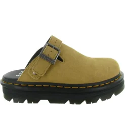 sandales et nu pieds - Mule Sabot - femme - Nubuck - Beige - Doc martens