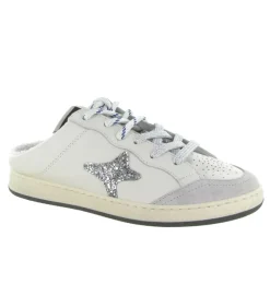 sandales et nu pieds - Mule Sabot - femme - Cuir - Crème - Ama brand