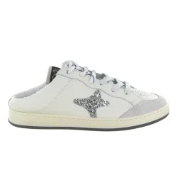 sandales et nu pieds - Mule Sabot - femme - Cuir - Crème - Ama brand