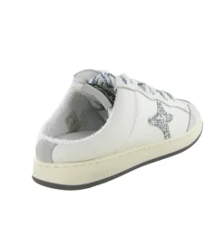 sandales et nu pieds - Mule Sabot - femme - Cuir - Crème - Ama brand